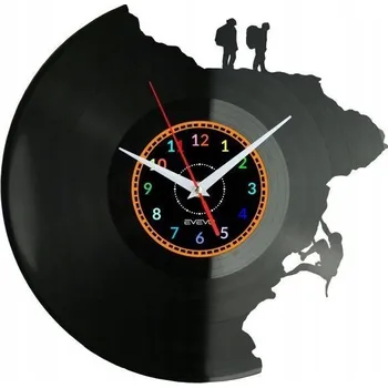 Hodiny Nástěnné hodiny Evevo černé 30 cm