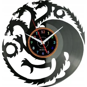 Hodiny Nástěnné hodiny Evevo černé 30 cm