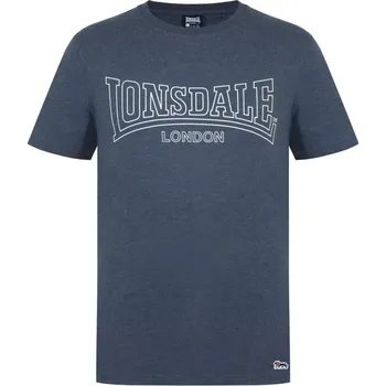 Pánské tričko Lonsdale Tee Shirt Mens Charcoal 2XL