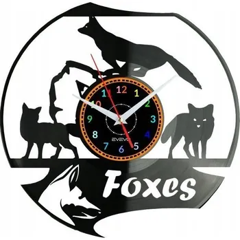 Hodiny Nástěnné hodiny Evevo černé 30 cm