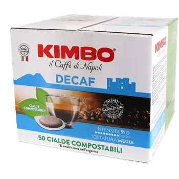 Káva Kimbo | Espresso (Bez kofeinu) - Počet E.S.E. podů: 50