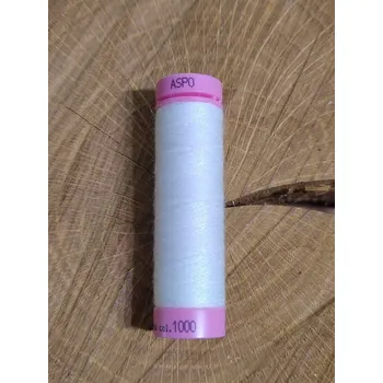 Nit Polyesterové nitě Aspo 100 m barva 1000 White Alyssum