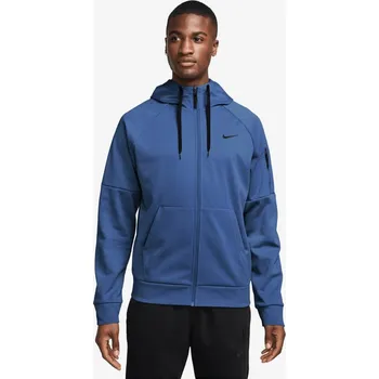 Pánská mikina Nike Therma tréninková mikina - 0 - modrá - S