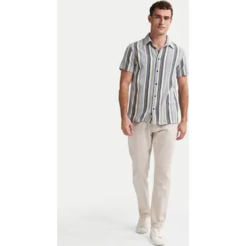 Pánská košile Petrol Industries Košile M-1050-SIS442 Modrá Regular Fit M