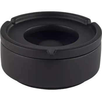 Popelník APS Element Popelník, výška: 50 mm, průměr: 105 mm, černý
