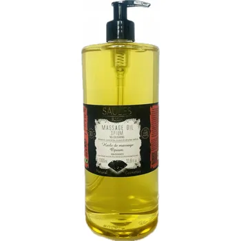 Masážní přípravek LOTYŠSKÝ Přírodní MASÁŽNÍ OLEJ Opium 1000ml RUČNĚ VYROBENÝ SAULES
