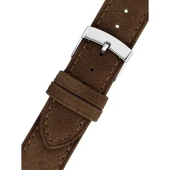 Módní doplněk Kožený řemínek Morellato Timo 5964E12.032 M, hnědý, veganský materiál - 24 mm