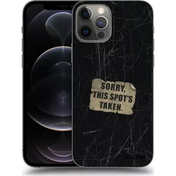 Pouzdro na mobilní telefon Picasee silikonový průhledný obal pro Apple iPhone 12 Pro - SORRY