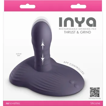 Vibrátor NS Novelties Inya Thrust & Grind Rechargeable Grinding Pad App Controlled Purple