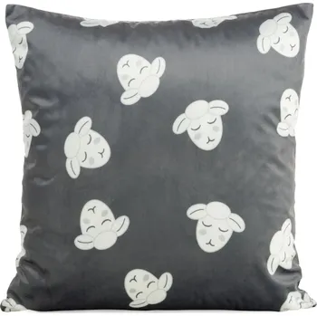 Povlak na dekorativní polštářek DĚTSKÝ DEKORAČNÍ POVLAK NA POLŠTÁŘ KIDS 1C 45X45 CM ŠEDÁ