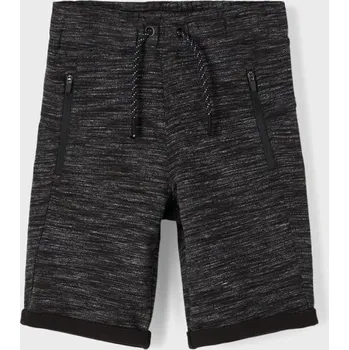 Chlapecké kraťasy Name It Long Bermuda Shorts Black 7Y