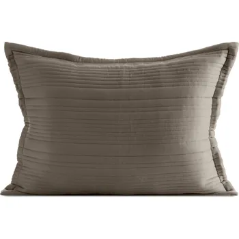 DEKORAČNÍ POVLAK NA POLŠTÁŘ TARA 70X50 CM TMAVĚBÉŽOVÁ