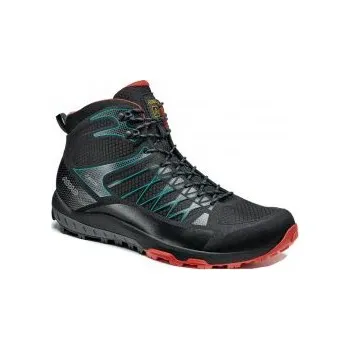 Pánská treková obuv Asolo Grid Mid GV black/red pánská UK 8,5 obuv + DÁREK DLE VÝBĚRU!