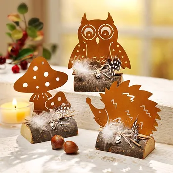 Weltbild Kovové figurky Podzim, sada 3 ks 843627