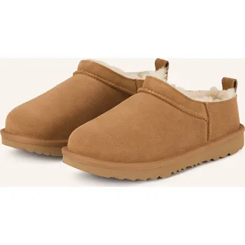 Pánské mokasíny Ugg Dětské Pantofle Classic Micro, koňaková, 33,5