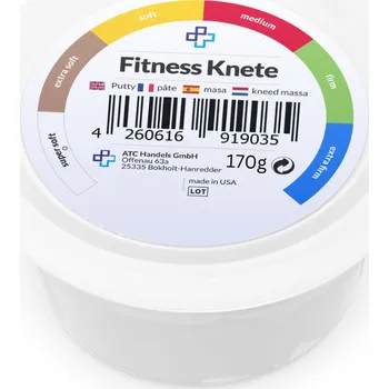 Hmota pro rehabilitaci rukou - 170g super měkká - bílá