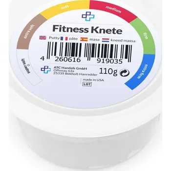 Hmota pro rehabilitaci rukou - 110g super měkká - bílá