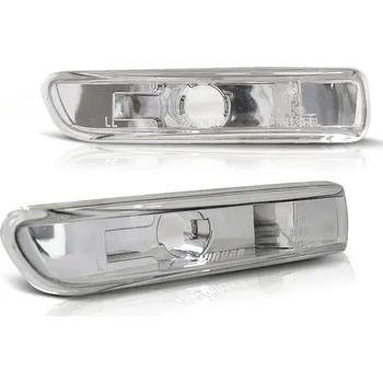 Směrový světlomet BMW E46 01-04 compact - blikače chrom