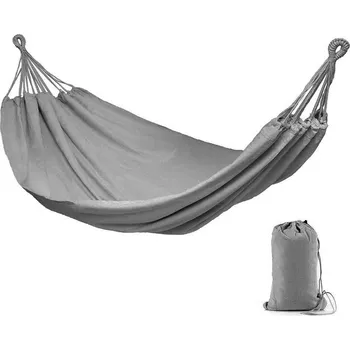 Zahradní nábytek TIMELESS TOOLS Houpací síť pro dvě osoby - šedá ŠEDÁ