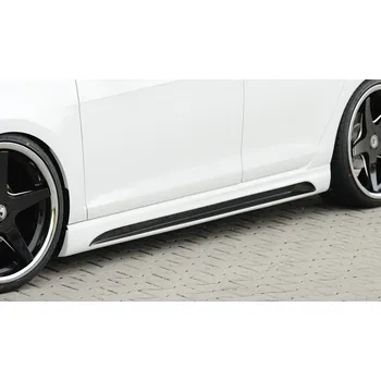 PC tuning Rieger boční práh mont. strana levá pro Seat Leon Cupra 5F 5-dvéř., r.v. 03/14-, plast ABS s povrchovou úpravou Carbon-Look, s prolisem a výřezem