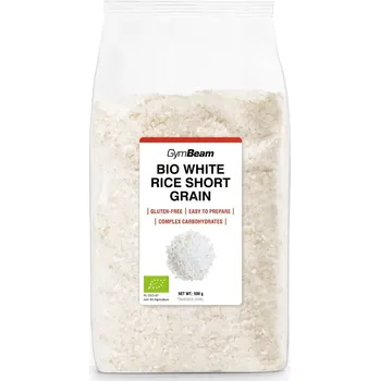 Anabolizér GymBeam BIO Bílá kulatozrnná rýže 500 g
