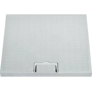 poklop Poklop pojezdový B125 pro revizní šachtu LIKOV plastový s madlem 550 x 550 mm šedý