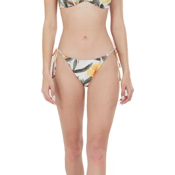 Dámské plavky Dámské plavky spodní díl FUNDANGO-Innisfil II Tie-side Bottom-522-tropical green Zelená M