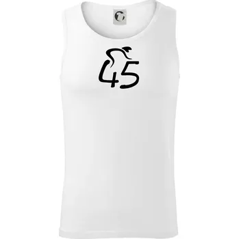 Cyklista slaví pětačtyřicítku (45) - Tílko pánské Core - S ( Bílá )