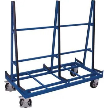 Plošinový vozík Oboustranný vozík na přepravu desek 1680×880×1705 mm, 1200 kg