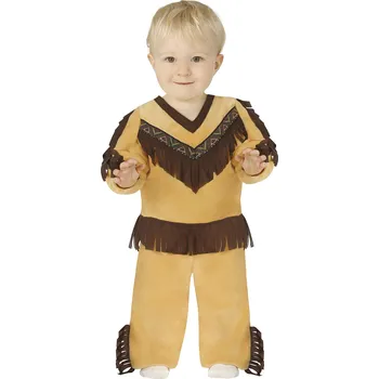 Karnevalový kostým Guirca Dětský kostým pro nejmenší - Indián Velikost nejmenší: 12 - 18 měsíců