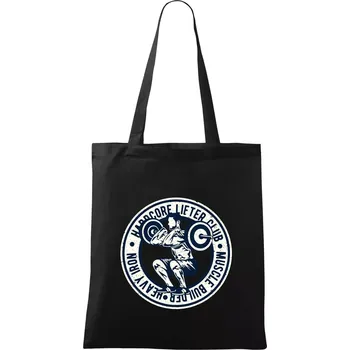 Nákupní taška Hardcore Lifter heavy iron - Taška bavlněná - 42 x 38 cm ( Černá )