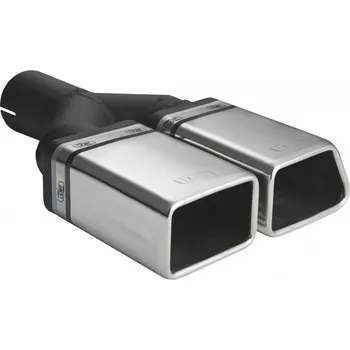 Koncovka výfuku ULTER SPORT univerzální dvoukoncovka výfuku speciální 86×54 s délkou 200 mm PRAVÁ