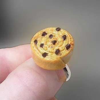 Prsten CircusMind Prsten fimo - Sladký šnek s čoko kousky S2421