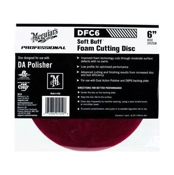 Meguiar's Soft Buff Foam Cutting Disc 6" - korekční kotouč pro DA leštičku (tvrdý), 6palcový