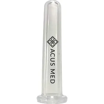 Masážní přístroj Silikonová baňka na masáž obličeje Acus Med - bílá 1,5 cm