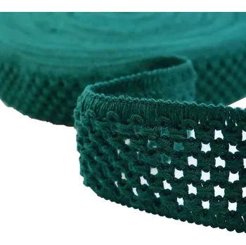 Textilní guma Pro Háčkování Guma pletená 5 cm petrolejová