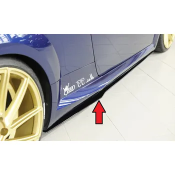 PC tuning Rieger spoiler pod boční práh mont. strana pravá pro Audi TT RS 8J, 8J1-FV, 8S kupé, roadster před faceliftem, r.v. 05/16-08/18, plast ABS bez povrchové úpravy