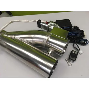 Výfukový systém Klapka do výfuku elektronická - pro navaření (63mm) dálkové ovládání