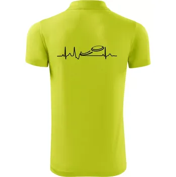 Pánská košile EKG frisbee discgolf talíř - Polokošile Victory sportovní (dresovina) - 3XL ( Limetková )