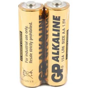 Alkalická baterie GP LR6 (AA) F2 Gold 2ks