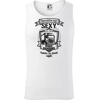 Nesnáším být sexy - Řidič kamionu ERB - Tílko pánské Core - 2XL ( Bílá )