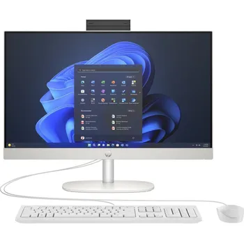 Stolní počítač HP AIO ProOne 245 G10 AiO 23.8 NT Ryzen 3 7320U,8GB,512GB,Radeon 610M,WiFi 6+BT,klávesnice a myš,90W, bílá,HDMI,Win11Pro