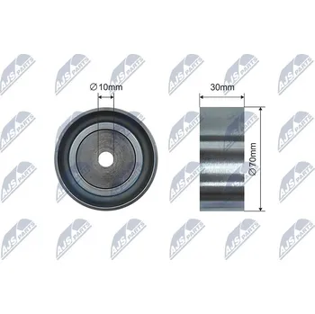 Napínací kladka, žebrovaný klínový řemen NTY RNK-PE-012