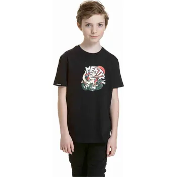 Chlapecké tričko Meatfly dětské tričko Dino Black | Černá | Velikost 134 | 100% bavlna