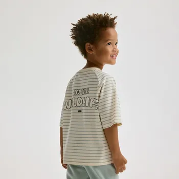 Chlapecké tričko Reserved - Bavlněné tričko - světle žlutá - 018FH-10X - 018FH-10X-86