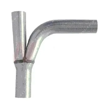 Výfuková trubka Rozdvojovací trubka tvar Y vnější průměr vstup 55 / VÝSTUP 50,8 MM