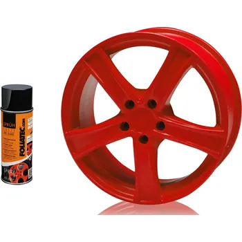 Autolak FOLIATEC fólie ve spreji (dip) 400 ml, barva Červená lesklá