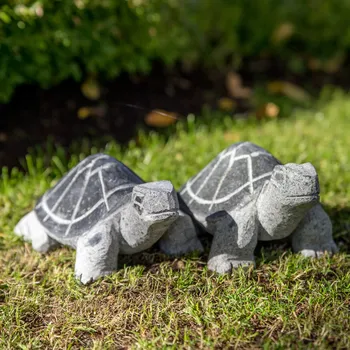 Zahradní dekorace Kameny.cz Želva Granit - dekorační socha z kamene