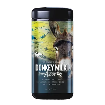 Speciální výživa Nepasterizované BIO Oslí Mléko (Terceira) (CZ-BIO-002) Hmotnost: 300 g