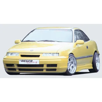 PC tuning Rieger boční práh mont. strana levá pro Opel Calibra A 3-dvéř., r.v. 03/90-, plast ABS bez povrchové úpravy, "flat version" (155 mm, 15/16 palců)